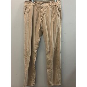 Kuhl Slax Performance Pants Mens 34x34(36x34) Khaki  Enduro Fabric Chino Hiking